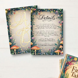 ウッドランド魅惑の森の妖精結婚話 エンクロージャーカード