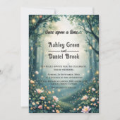 ウッドランド魅惑の森の妖精結婚話 招待状 (正面)