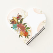 ウッドランド魅惑フェアリーベイビーシャワーゲストブック ノートブック (裏面)