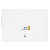 ウッドランド鹿の森の赤ちゃんシャワーありがとう (裏面横)