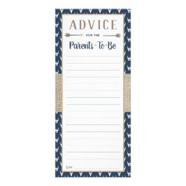 ウッドランド鹿アドバイスカード、ベビーシャワー、バーラップ ラックカード