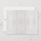 ウッドランド鹿ベビーシャワーありがとうご注意 招待状 (裏面)