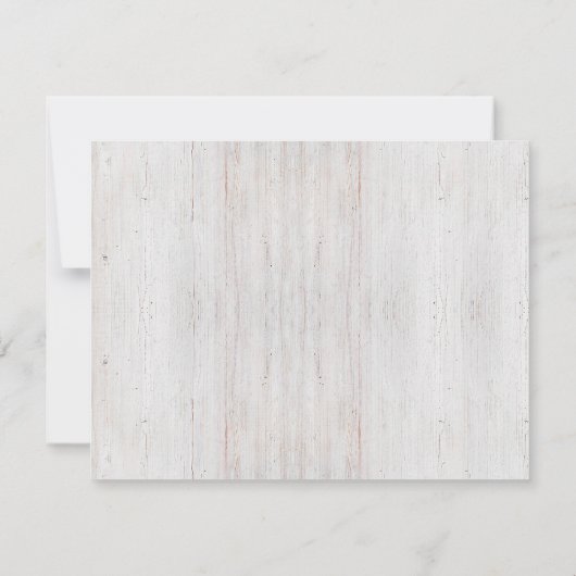 ウッドランド鹿ベビーシャワーありがとうご注意 招待状 (裏面)