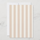 ウッドランド鹿誕生日素朴森林動物キッズ 招待状 (裏面)