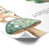 ウッドランド鹿 – おむつラッフルポスター ポスター (角)