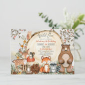 ウッドランド1歳の招待状ボーイワイルドワン 招待状 (スタンド正面)