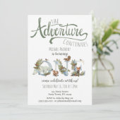 ウッドランド·アドベンチャー·ファースト·誕生日 招待状 (スタンド正面)