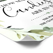 ウッドランド・アニマスキャンディーの赤ちゃんシャワーゲーム ポスター (角)