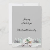 ウッドランド・アニマルズベビー第1回クリスマスフォトカード シーズンカード (裏面)