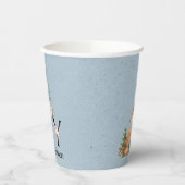 ウッドランド・アニマルズ少年の赤ちゃんシャワー 紙コップ (左)