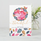 ウッドランド・アニマルズ感謝祭 シーズンカード (スタンド正面)