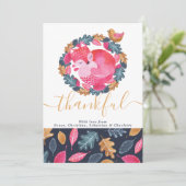 ウッドランド・アニマルズ感謝祭 シーズンカード (スタンド正面)