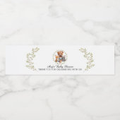 ウッドランド・アニマルズ赤ちゃんシャワー1st誕生日のお祝い ペットボトルラベル (シングルラベル)