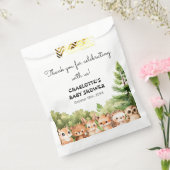 ウッドランド・アニマルズ赤ちゃんシャワー フェイバーバッグ (封をした状態)