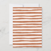 ウッドランド・アニマルズ&緑の赤ちゃんシャワー(郵便) 招待状 (裏面)