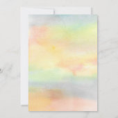 ウッドランド・イッツ・ア・ガール　フォレスト・フレンズ　ベイビー・シャワー 招待状 (裏面)