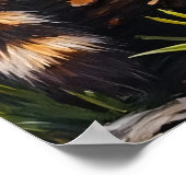 ウッドランド・ウィムシー：ラクーン・バイ・ザ・秋 ポスター (角)