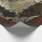 ウッドランド·ウォーターフォール·カナダ風景（トム·トムソン） ラッピングペーパー (角)