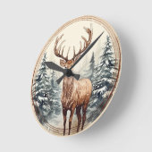 ウッドランド・エンジェスティ ラウンド壁時計 (傾斜)