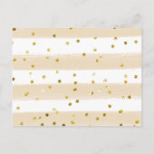 ウッドランド オー ボーイ パンプキン ベイビー シャワー 本 赤ちゃんのための本 インビテーションポストカード (裏面)