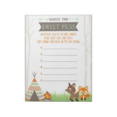 ウッドランド・キャンパーは甘い混乱のゲームの答えを推測 ノートパッド (回転)