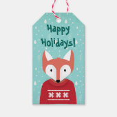 ウッドランド・クリスマス ギフトタグ (正面)