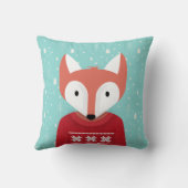 ウッドランド・クリスマス クッション (裏面)