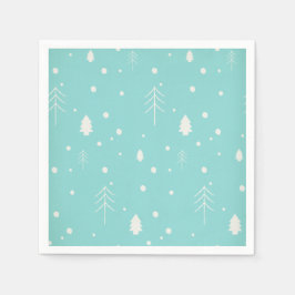 ウッドランド・クリスマス スタンダードカクテルナプキン