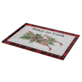 ウッドランド・クリスマス |赤い（鳥）ショウジョウコウカンチョウ カッティングボード (角)