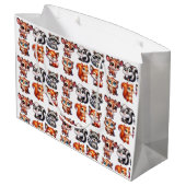 ウッドランド・クリーチャー・ボーイズベビーシャワー ラージペーパーバッグ (裏面アングル)