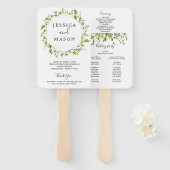 ウッドランド・グリーン結婚リーのファン計画 ハンドファン (正面&裏面)