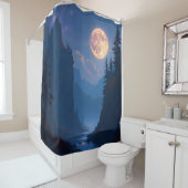 ウッドランド グロー シャワーカーテン (インサイチュ)