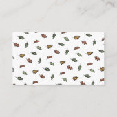 ウッドランド・ストーリーブックは赤ちゃんシャワーのゲームの数を推測 エンクロージャーカード (裏面)