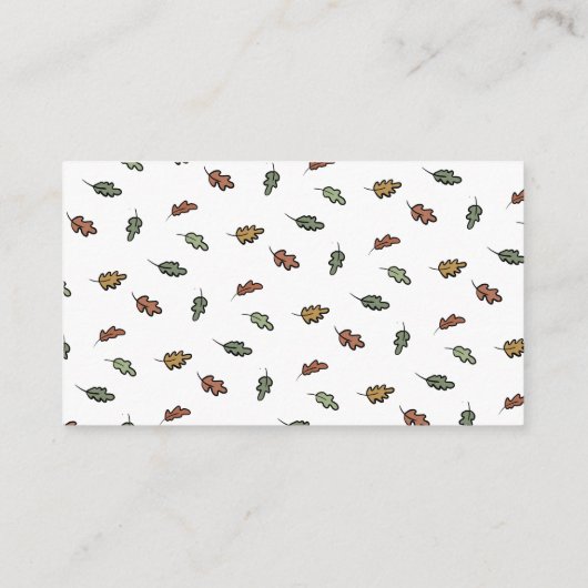 ウッドランド・ストーリーブックは赤ちゃんシャワーのゲームの数を推測 エンクロージャーカード (裏面)