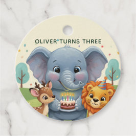 ウッドランド ストーリーブック アニマルズ ３歳の誕生日 フェイバータグ