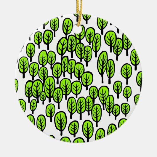 ウッドランド セラミックオーナメント (正面)