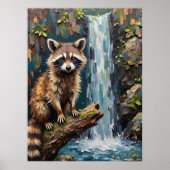 ウッドランド・セレニティ：ラクーン・バイ・ザ・秋 ポスター (正面)