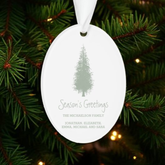 ウッドランド・ツリーズ・クリスマス オーナメント