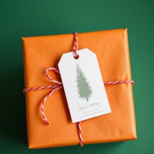 ウッドランド・ツリーズ・クリスマス ギフトタグ