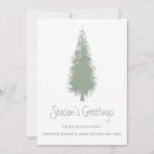 ウッドランド・ツリーズ・クリスマス シーズンカード (正面)