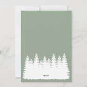 ウッドランド・ツリーズ・クリスマス シーズンカード (裏面)