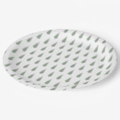 ウッドランド・ツリーズ・クリスマス ペーパープレート (アングル)