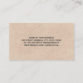 ウッドランド・ツリー | 造園 | 庭師 名刺 (裏面)