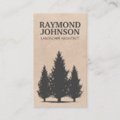 ウッドランド・ツリー | 造園 | 庭師 名刺 (正面)