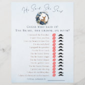 ウッドランド・ディアブルー彼はゲームを言った チラシ (正面)