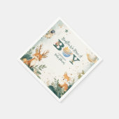 ウッドランド・ヒューストン我々はボーイアウター・スペースを持っている スタンダードカクテルナプキン (角)