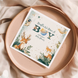 ウッドランド・ヒューストン我々はボーイアウター・スペースを持っている スタンダードカクテルナプキン