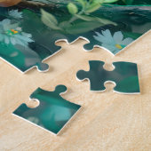 ウッドランド・フェアリーと好奇心に満ちた子鹿 ジグソーパズル (側面)