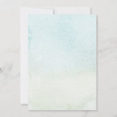 ウッドランド・フォックス・ベイビーシャワー 招待状 (裏面)