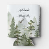 ウッドランド フォレスト ウェディング グリーン 缶クーラー (裏面)